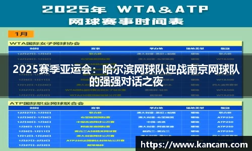 2025赛季亚运会：哈尔滨网球队迎战南京网球队的强强对话之夜